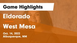 Eldorado  vs West Mesa Game Highlights - Oct. 14, 2022