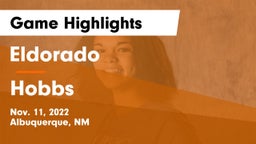 Eldorado  vs Hobbs  Game Highlights - Nov. 11, 2022