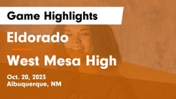 Eldorado  vs West Mesa High Game Highlights - Oct. 20, 2023