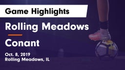 Rolling Meadows  vs Conant  Game Highlights - Oct. 8, 2019