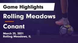 Rolling Meadows  vs Conant  Game Highlights - March 25, 2021