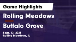 Rolling Meadows  vs Buffalo Grove  Game Highlights - Sept. 12, 2023