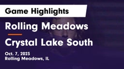 Rolling Meadows  vs Crystal Lake South  Game Highlights - Oct. 7, 2023