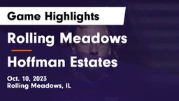 Rolling Meadows  vs Hoffman Estates  Game Highlights - Oct. 10, 2023
