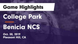 College Park  vs Benicia NCS Game Highlights - Oct. 30, 2019