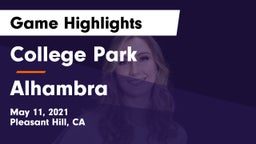 College Park  vs Alhambra   Game Highlights - May 11, 2021