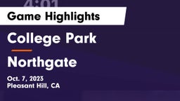 College Park  vs Northgate  Game Highlights - Oct. 7, 2023