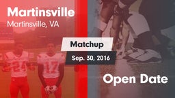 Matchup: Martinsville vs. Open Date 2016