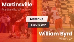 Matchup: Martinsville vs. William Byrd  2017