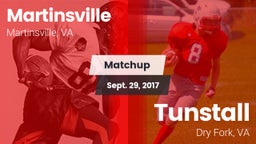 Matchup: Martinsville vs. Tunstall  2017