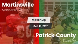 Matchup: Martinsville vs. Patrick County  2017