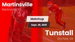 Matchup: Martinsville vs. Tunstall  2018