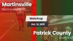 Matchup: Martinsville vs. Patrick County  2018