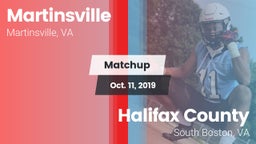 Matchup: Martinsville vs. Halifax County  2019