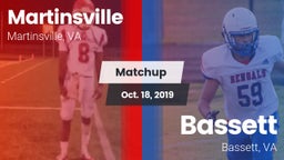 Matchup: Martinsville vs. Bassett  2019