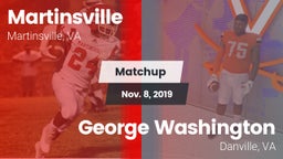 Matchup: Martinsville vs. George Washington  2019