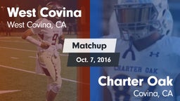 Matchup: West Covina vs. Charter Oak  2016