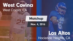 Matchup: West Covina vs. Los Altos  2016