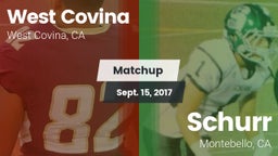 Matchup: West Covina vs. Schurr  2017