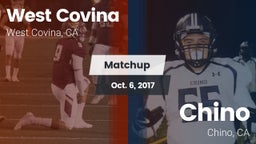 Matchup: West Covina vs. Chino  2017