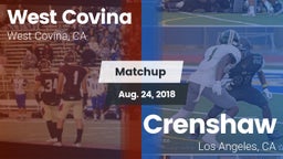 Matchup: West Covina vs. Crenshaw  2018