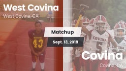 Matchup: West Covina vs. Covina  2019