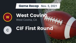 Recap: West Covina  vs. CIF First Round 2021