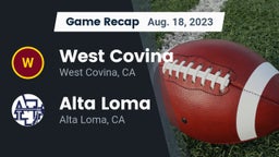 Recap: West Covina  vs. Alta Loma  2023