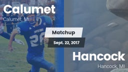 Matchup: Calumet vs. Hancock  2017