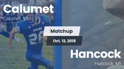 Matchup: Calumet vs. Hancock  2018