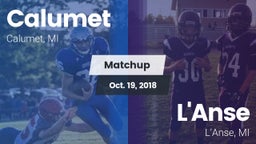 Matchup: Calumet vs. L'Anse  2018