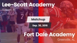 Matchup: Lee-Scott Academy vs. Fort Dale Academy  2016