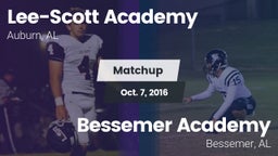 Matchup: Lee-Scott Academy vs. Bessemer Academy  2016