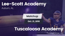 Matchup: Lee-Scott Academy vs. Tuscaloosa Academy  2016