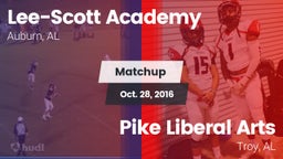 Matchup: Lee-Scott Academy vs. Pike Liberal Arts  2016