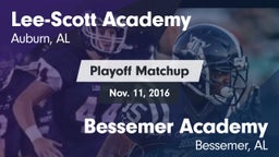 Matchup: Lee-Scott Academy vs. Bessemer Academy  2016