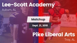 Matchup: Lee-Scott Academy vs. Pike Liberal Arts  2018