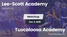 Matchup: Lee-Scott Academy vs. Tuscaloosa Academy  2018