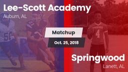 Matchup: Lee-Scott Academy vs. Springwood  2018