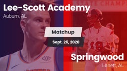 Matchup: Lee-Scott Academy vs. Springwood  2020