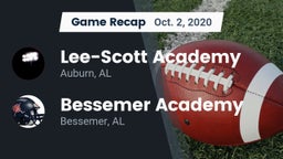 Recap: Lee-Scott Academy vs. Bessemer Academy  2020