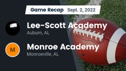 Recap: Lee-Scott Academy vs. Monroe Academy  2022