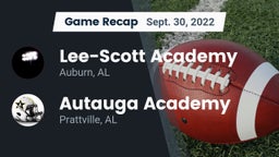 Recap: Lee-Scott Academy vs. Autauga Academy  2022