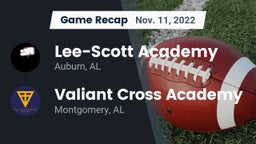 Recap: Lee-Scott Academy vs. Valiant Cross Academy 2022