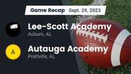 Recap: Lee-Scott Academy vs. Autauga Academy  2023