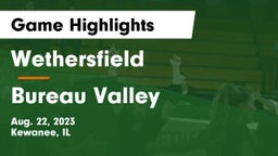 Wethersfield  vs Bureau Valley  Game Highlights - Aug. 22, 2023