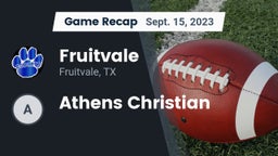 Recap: Fruitvale  vs. Athens Christian 2023
