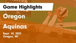Oregon  vs Aquinas  Game Highlights - Sept. 10, 2022