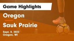 Oregon  vs Sauk Prairie  Game Highlights - Sept. 8, 2022