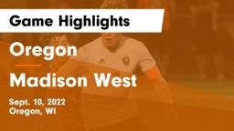 Oregon  vs Madison West  Game Highlights - Sept. 10, 2022